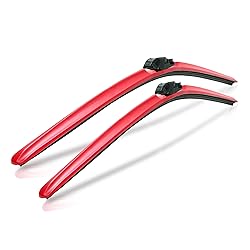 ClixWipers 22" + 22" (Set of 2) Red All Weather