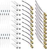 BGTXINGI 60pc Mini Red Laser Diode Modules Photoresistors 10K Resistors Kit view 2