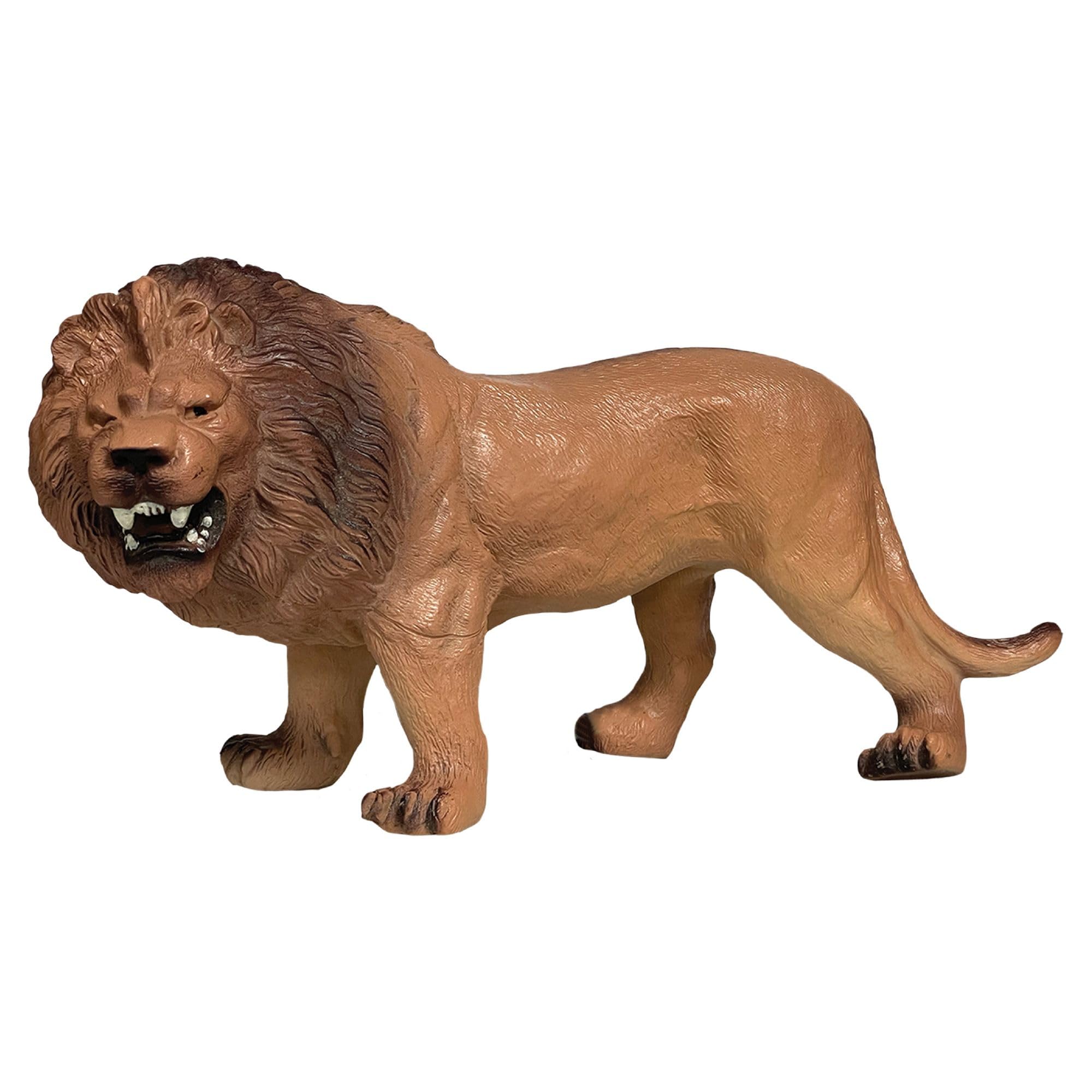 SoftArk Replicas - Lion from Deluxebase. Large Realistic Animal Figurines, Soft Eco-Friendly Kids Toys, Jumbo Wild Animal Toy for Imaginative Play. — image 1