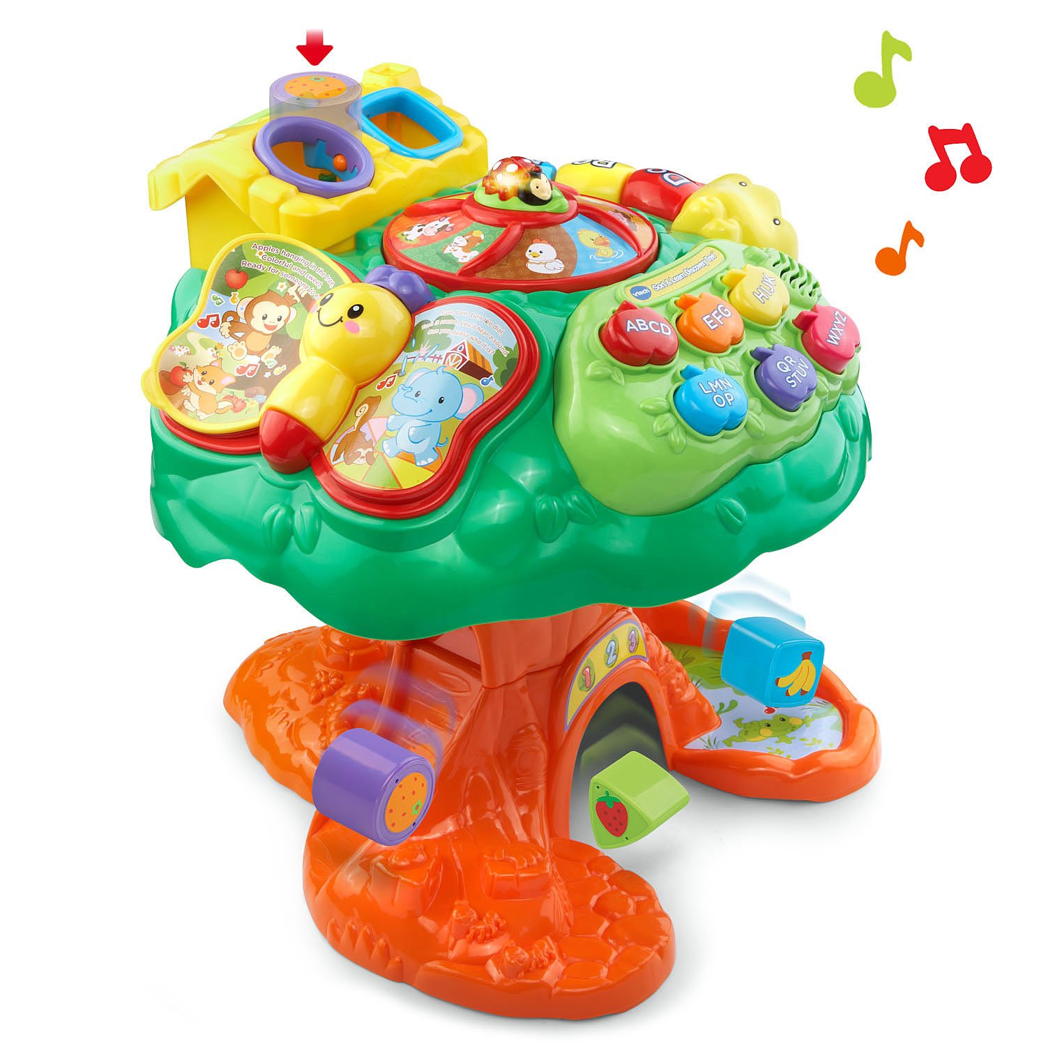 Baby Discovery Activity Tree Toddler Interactive Sort and Learn Toy