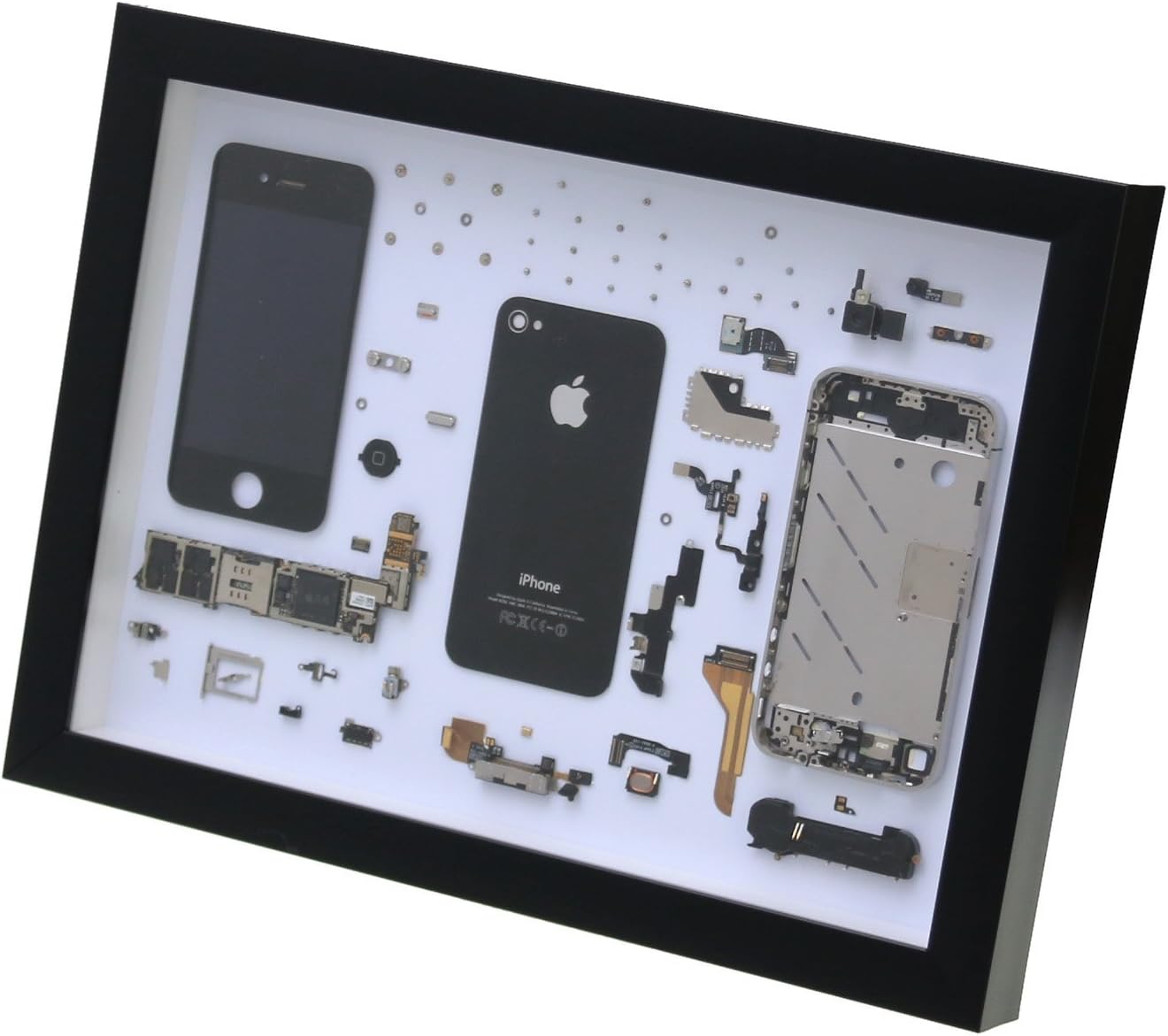 Amazon 中古 Iphone 4s 分解 標本コレクション 装飾フレーム 電池なし ブラック Hd108 Hei スタンド 通販