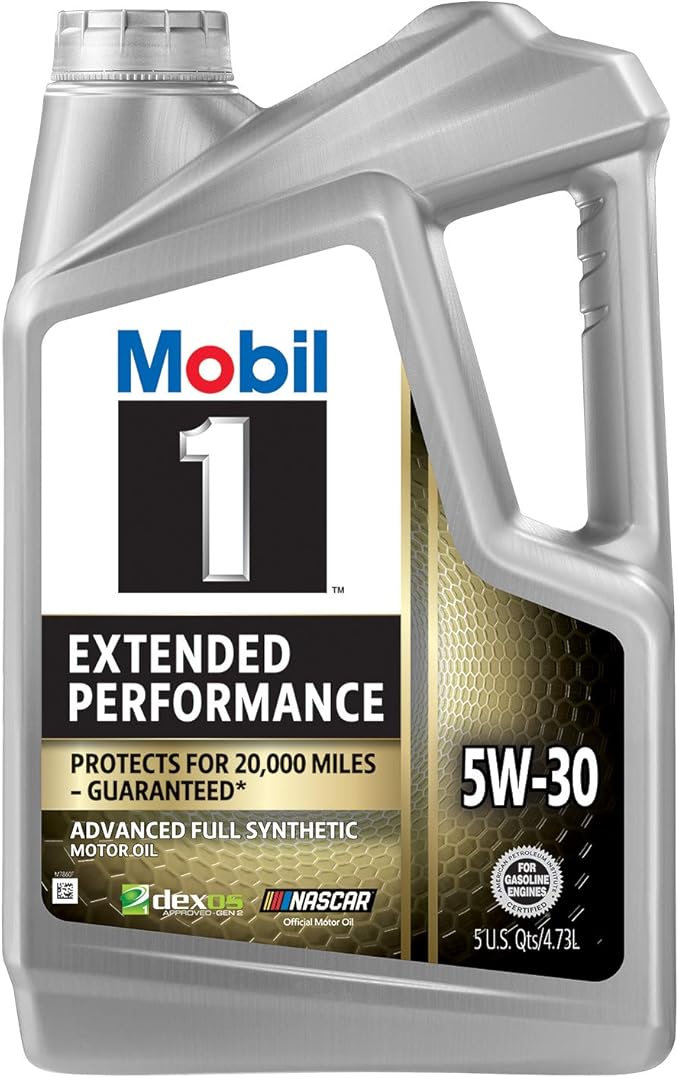 Mobil 1 Extended Performance Full Synthetic Motor Oil 5W-30, 5 Quart