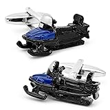 Cufflinks Inc Black Snow Mobile Cufflinks