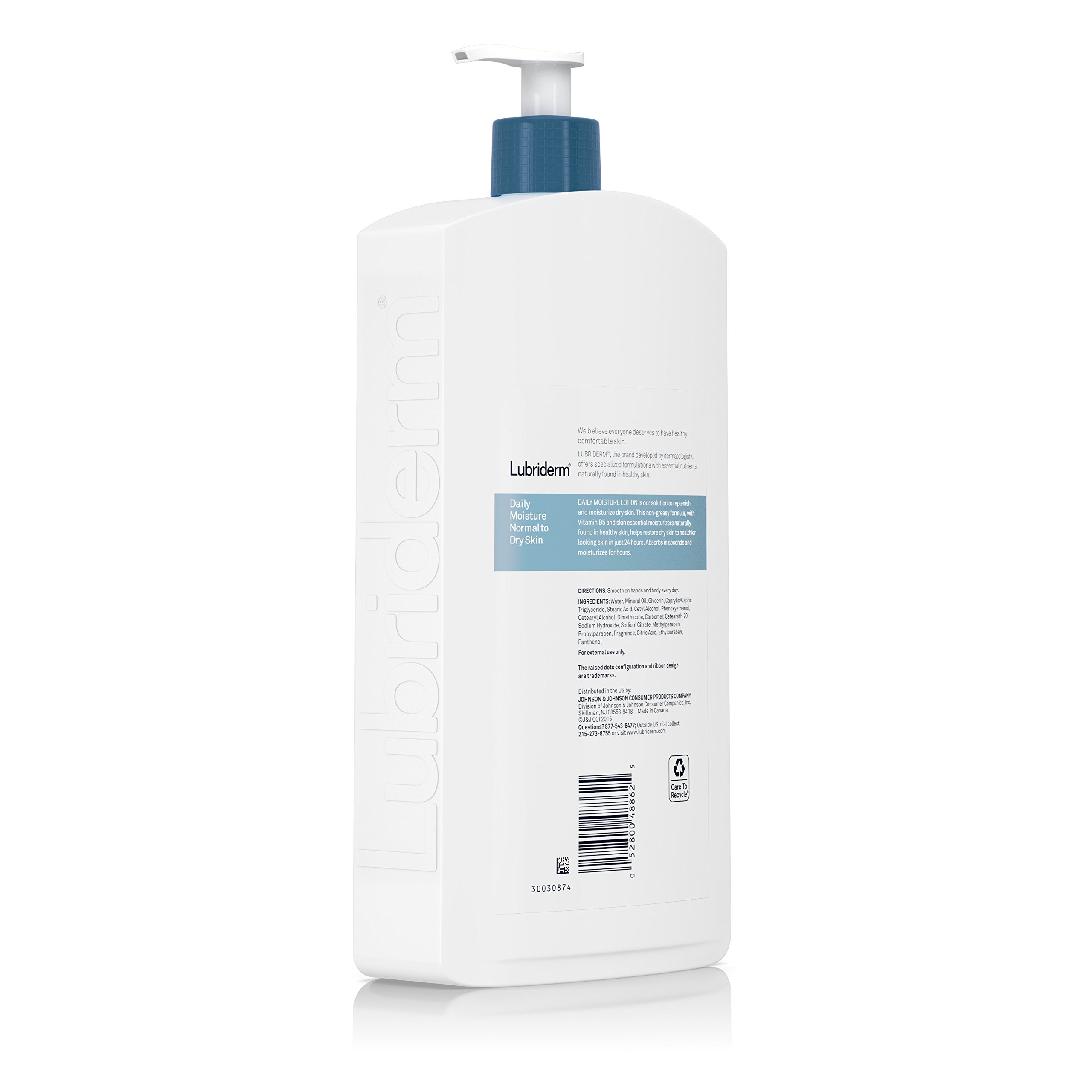 Lubriderm Daily Moisture Hydrating Body and Hand Lotion with Vitamin B5