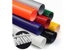 TransWonder Puff-Vinyl-Heat-Transfer - 8Pcs 3D Puff Heat Transfer Vinyl Puff Vinyl for T-Shirts, 12x10" Puff HTV Vinyl Bundle for Cricut Silhouette Cameo Heat Press