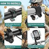 TUSITA Out Front Mount for Garmin Edge 25.4mm 31.8mm Handlebar view 4