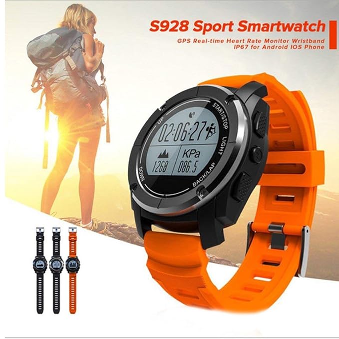 Amazon.com: LasVogos S928 Smart Watch Bracelet GPS ...