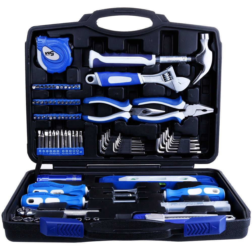Vastar 102 Piece Home Repair Tool Kit, General Household Tool Kit for