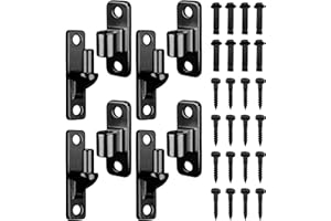 DTRUCTIEW Wall Mount 4 Pack Heavy Duty 304 Stainless Steel Gate Hinges for Farm Gates, Metal Gates, Wooden Fences with 5/8'' Hinge Pin (Screws Included)
