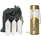 UCO Original Brass Candle Lantern Value Pack with 3 Candles and Storage Bag