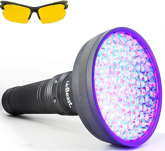 uvBeast VERSION 2 Black Light UV Flashlight with HIGH DEFINITION 100
