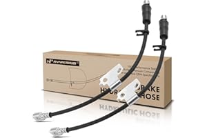 A-Premium Front Driver and Passenger Brake Hydraulic Hose Compatible with Ford and Lincoln Models - Expedition 2007-2014, Nav