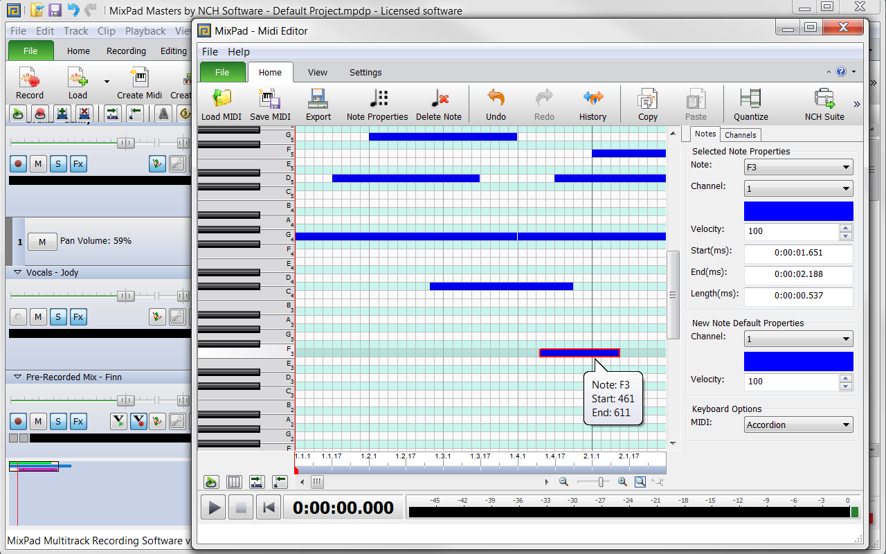 MixPad Multitrack Recording Software for Sound Mixing and Music