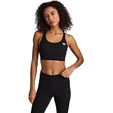 Reebok Women's Rush Medium Impact Sports Bra, Slim Fit, Moisture-Wicking