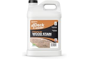 SAVERSYSTEMS #1 Deck Premium Semi-Transparent Wood Stain for Decks, Fences, & Siding - 2.5 Gallon (Cedar)