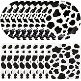 LhyBtm Cow Print Party Supplies Set Includes 20 Plates and 20 Napkins, Perfect for Birthday Baby Shower Barnyard Cowboy Cowgirl Farmhouse Cow Theme Parties Decoration Disposable Tableware
