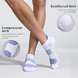 Lapulas Mens Socks Performance Running Low Cut