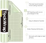 TECKWRAP Sage Green Permanent Vinyl 12x5ft Glossy Self Adhesive view 2