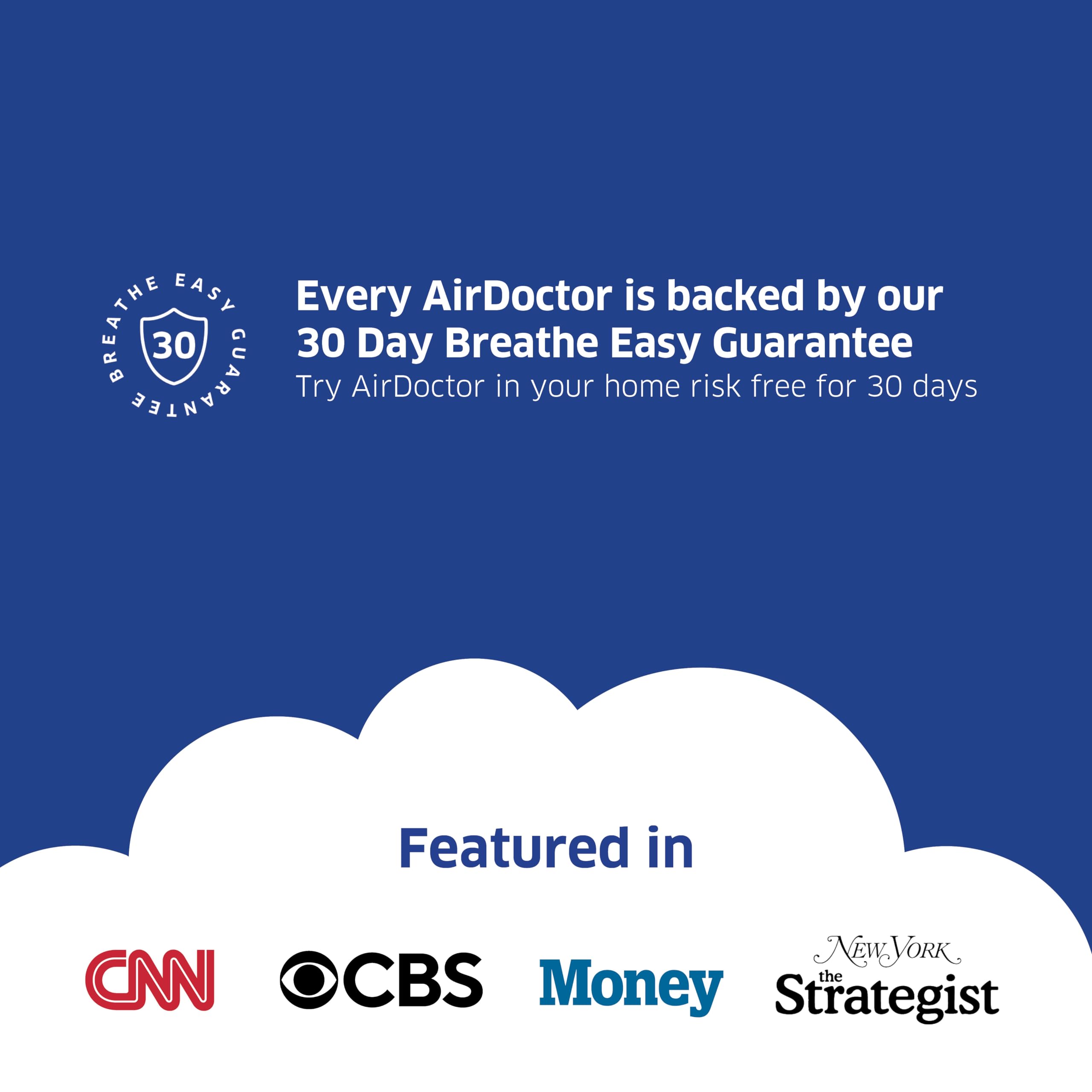 AIRDOCTOR AD5500 HEPA and VOC Air Purifier for Extra Large Spaces & Open Concepts with UltraHEPA, Carbon & VOC Filters - Captures particles 100x Smaller than HEPA Standard (AirDoctor 5500)