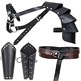 Medieval Knight Leather Belt Shawl Men Renaissance
