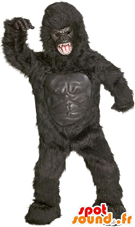 Amazon マスコットspotsoundアマゾン巨大な黒いゴリラ 激しい見えます コスプレ 仮装 通販
