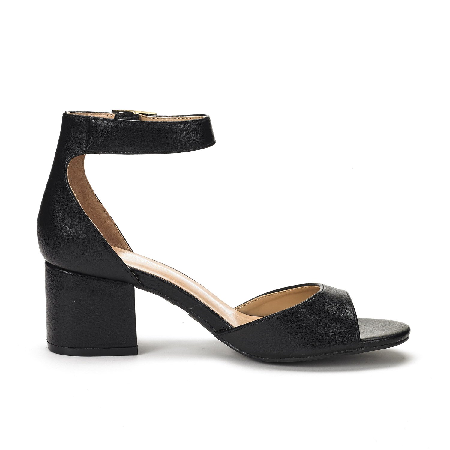 DREAM PAIRS Women's Chunkle Low Heel Pump Sandals - Image 4