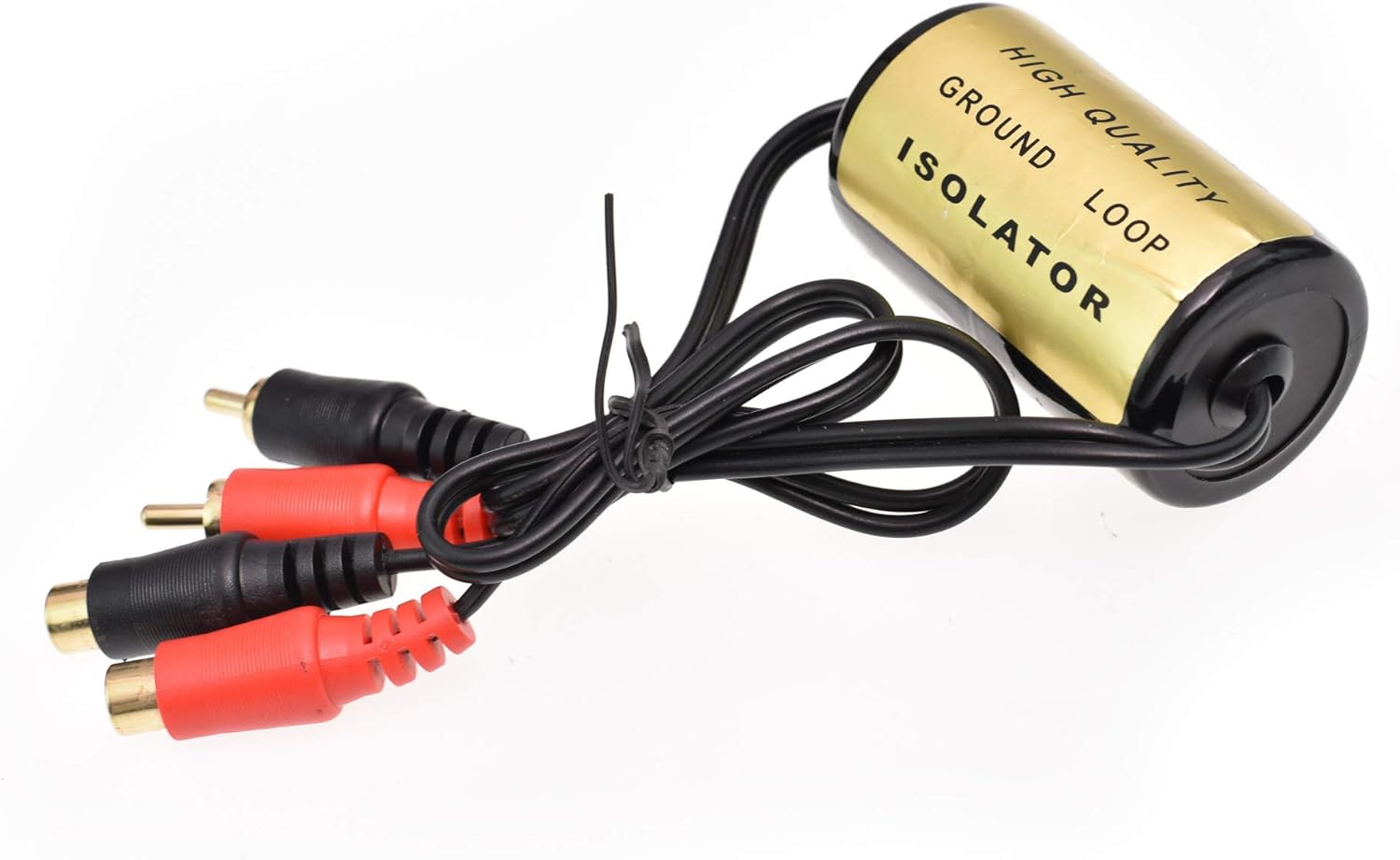 New Ground Loop Isolator Noise Audio Filter Car Radio Stereo RCA Cable