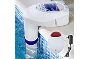 2WIN2BUY In-Ground Wireless Connection Swimming Pool Alarm, Immersion Water Alarms Sensor Detector Underwater Motion with Remote Receiver for Home Kids Pets Safety