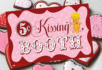 Amazon Com Silly Goose Gifts Kissing Booth Poster Valentine Day