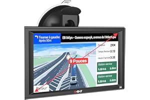 XGODY Truck GPS 9 inch 2024 GPS Navigation for car Big Touchscreen Trucking GPS Navigation 8GB ROM SAT NAV System Navigator Driving Alarm Lifetime Map Updates Truck GPS Navigation System for Trucks