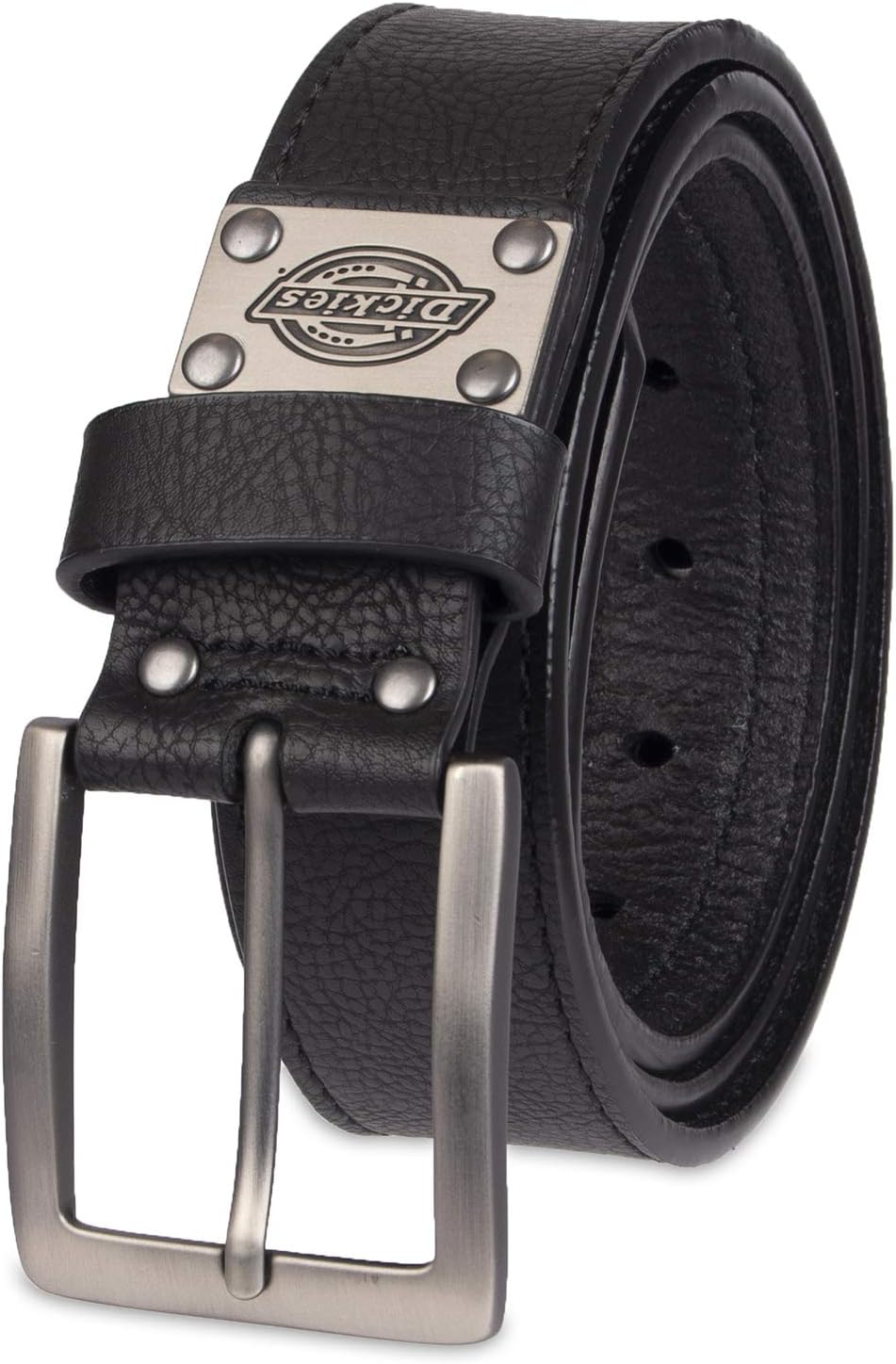 Dickies Men's Black Plaque Industrial Strength Belt Size Medium