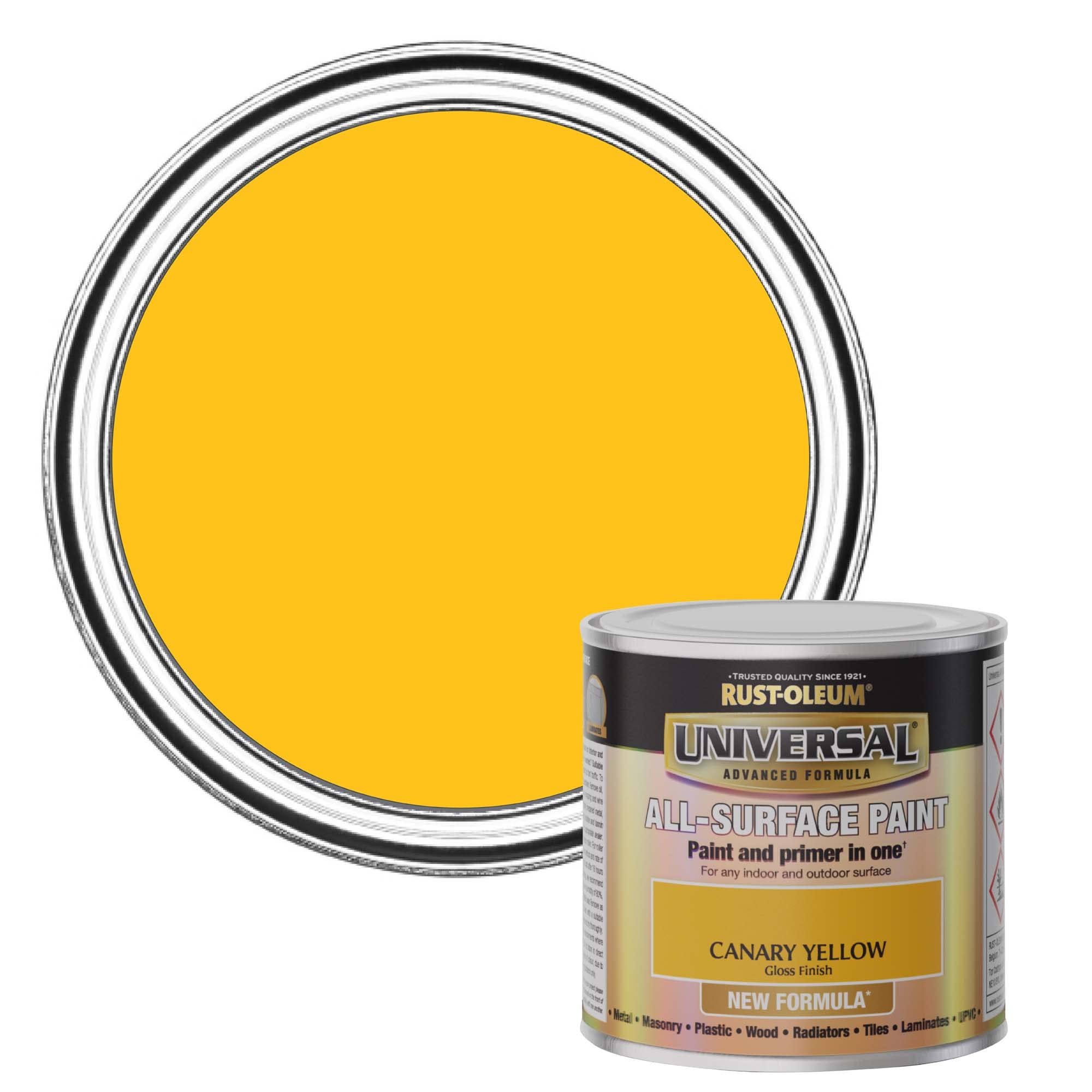 Rust-Oleum Universal Gloss Canary Yellow 250ml