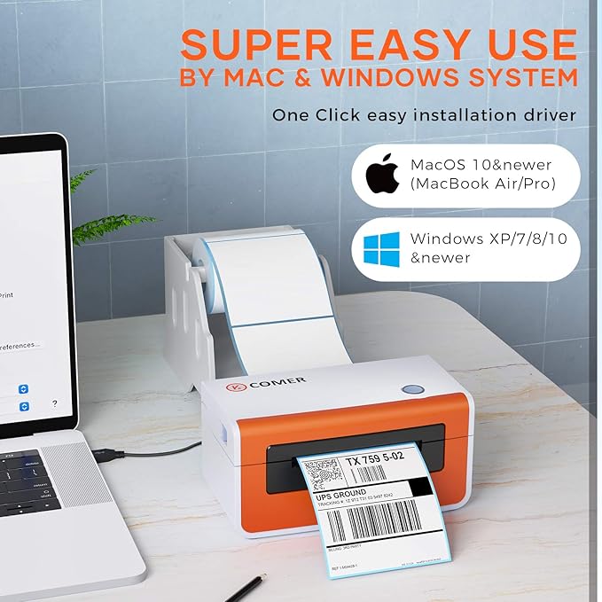 comer shipping label printer