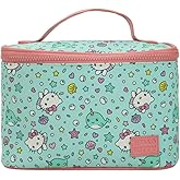 Bioworld Hello Kitty Marine Life Light Blue 6" Beauty Case Cosmetic Bag