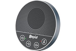 CMOCIIY USB Speakerphone,Conference Microphone for Home Office, Omnidirectional Desktop PC Speaker with 360° Voice Pickup, Noise Cancelling, Plug & Play for Zoom/Teams/Skype, Webinar,Online Classes