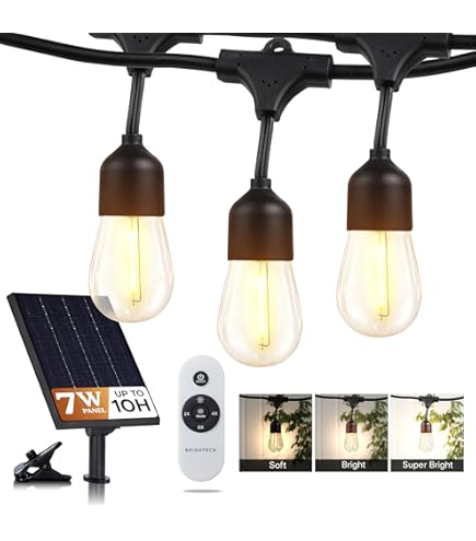 Brightech 104 (52x2) FT Ambience Pro Solar Powered Outdoor LED