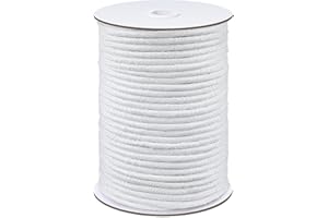 Wowangce 5/32" Firm Synthetic Upholstery Welt Cord Braided Cording for Sewing Synthetic Cord for Upholstery Pillows Welting Applications (60 Yard)