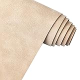 Beige Pink Soft Faux Suede Fabric 30x135cm