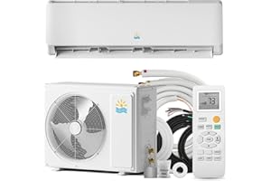 Rellytech 12000 BTU Mini Split Ac/Heating System, 19 SEER2 115V Air Conditioner Inverter Heating and Cooling, Wall Mounted Ductless ac split units Cools Up to 750sq.ft, 24H Timer, Installation Kit