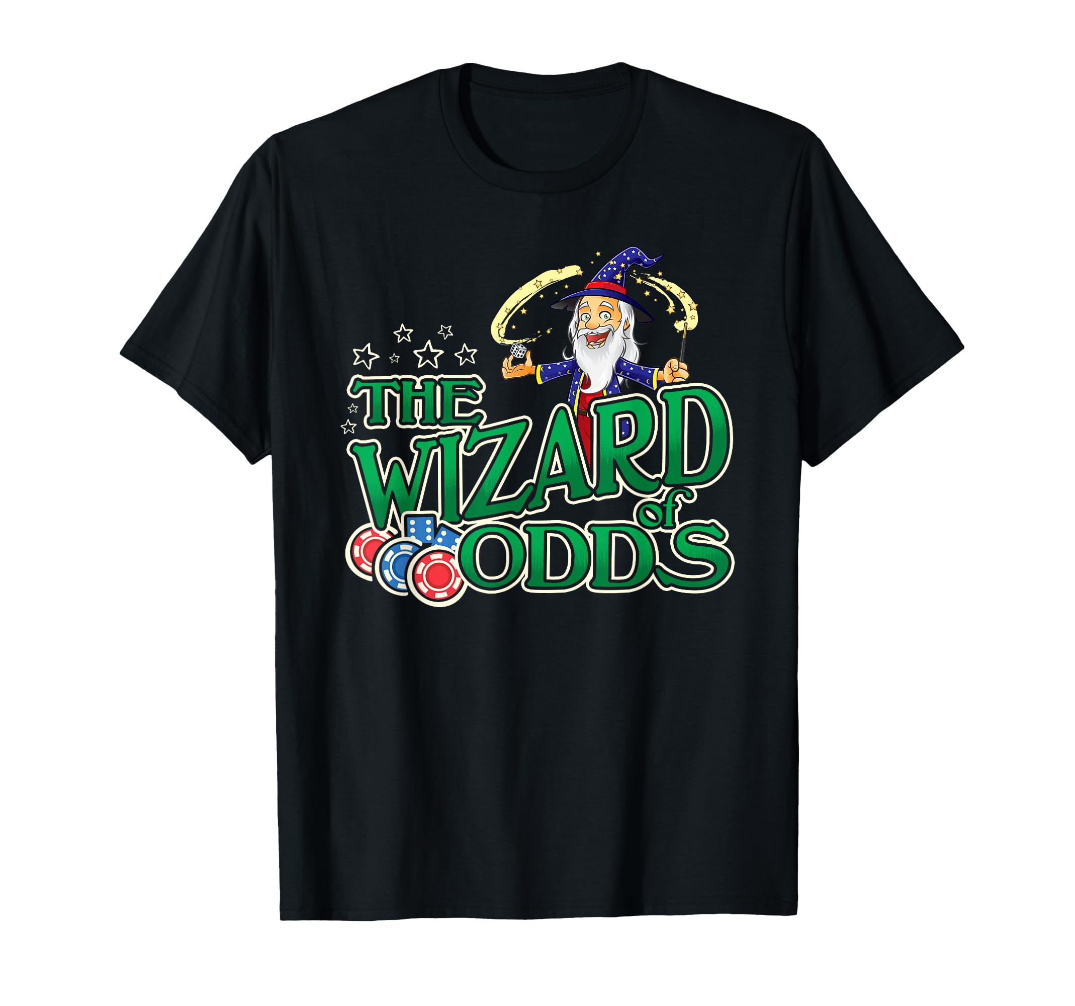 Sport Betting The Wizard of Odds Gamblers Gaming Parlays T-Shirt
