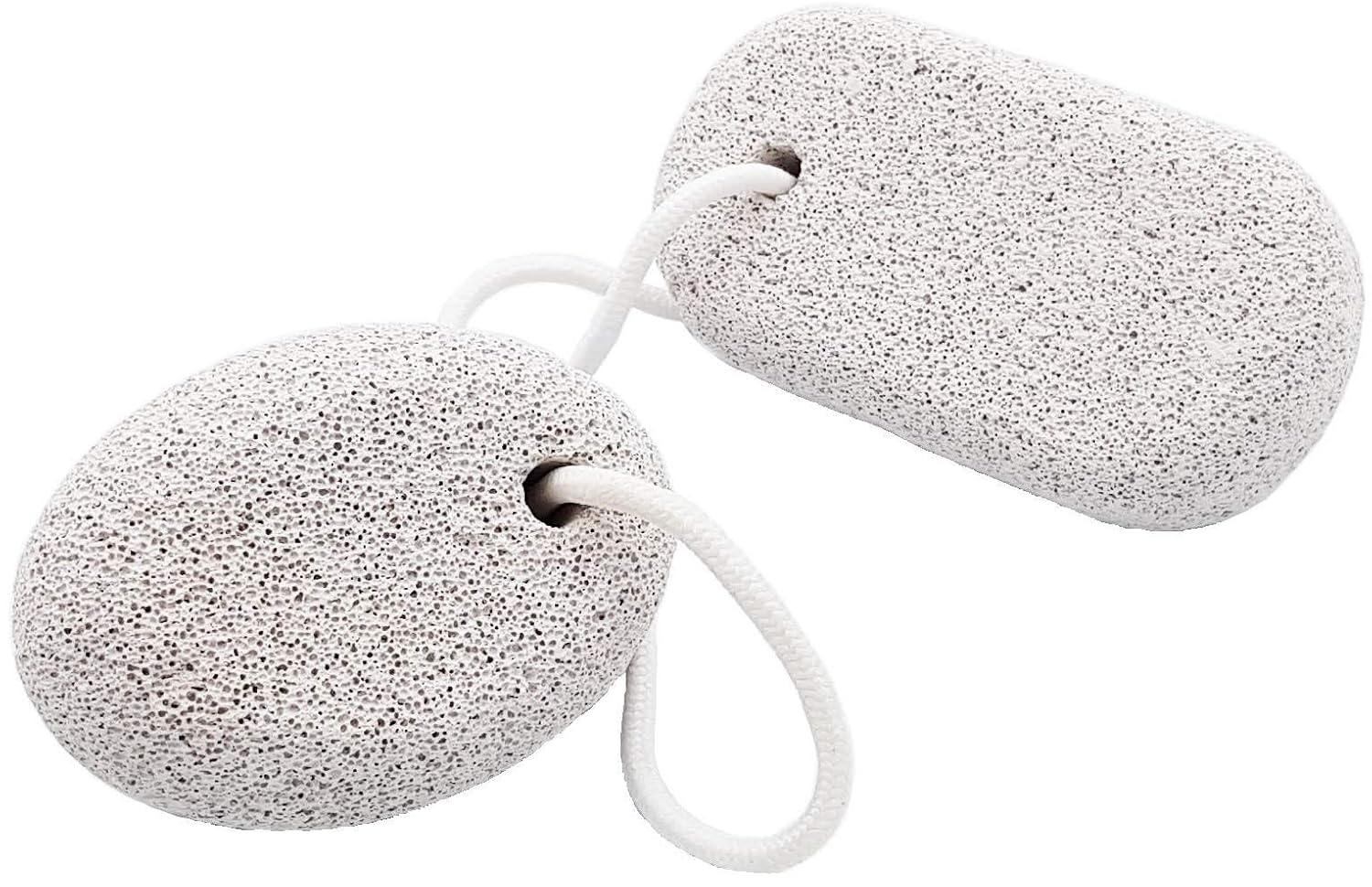 Pumice Foot Scrubber Stone 2Pcs - Pumice Stone Pedicure Tools Hard Skin Callus Remover Foot Exfoliation - Lava Natural Pumice Stone Foot Hand Scrub - Pumice Rock for feet to Remove Dry Dead Skin: Beauty