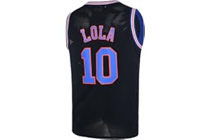 Ropus Men's Basketball Jersey #10 LOLA Space Movie Shirts