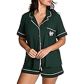 Victoria's Secret Modal Pajama Set, Short Sleeve Button Down Shirt and Shorts, Sleepwear for Women (XS-XXL)
