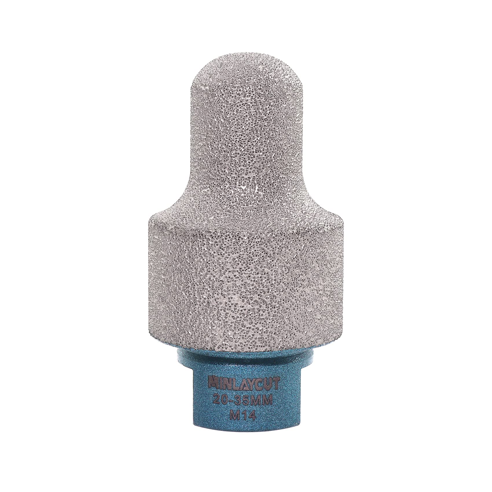 Diamond Finger Milling Bits,MINLAYCUT 20mm-35mm Dry Core Drill Bit with M14 Thread for Enlarging Shaping Existing Holes of Porcelain Tile Ceramic Marble Granite