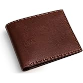 Maruse Bifold Wallet - Slim Leather Wallet – Genuine Italian Calf Leather Wallet – Elegant and Classy – Versatile and Minimalist Wallet for Men – Convenient Interior Pockets – Exquisite Present, Brown