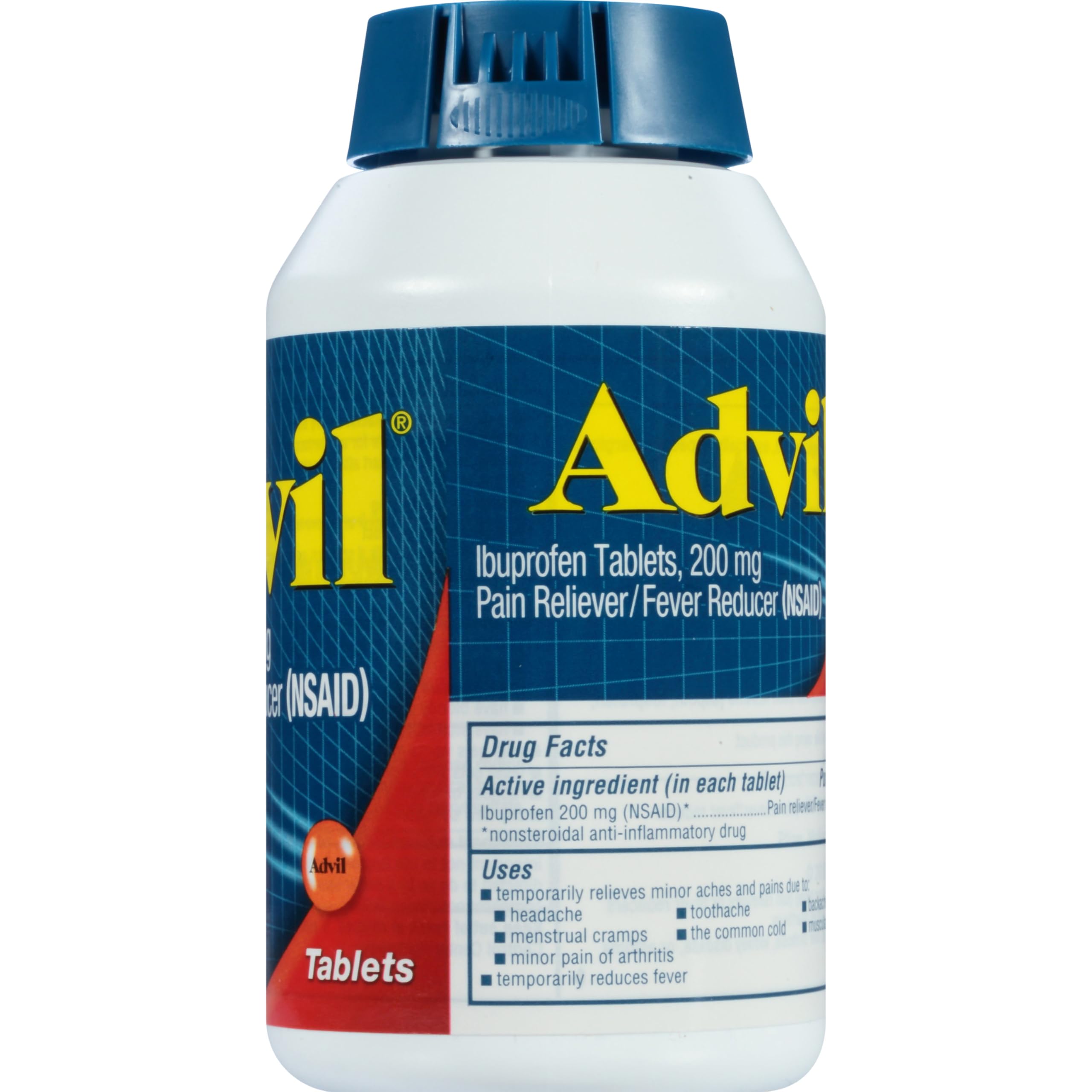Advil Pain Reliever and Fever Reducer, Ibuprofen 200mg for Pain Relief - 300 Count, Advil PM Pain Reliever and Nighttime Sleep Aid, Ibuprofen for Pain Relief and Diphenhydramine Citrate - 2 Count
