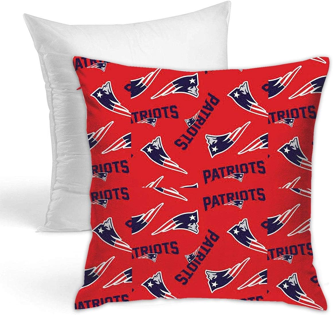 Amazon Com Hold Pillow Throw Pillow For Sleeping Home Life Sofa Car Decorative Office Bedroom Square Pillow New England Patriots 4 Home Kitchen