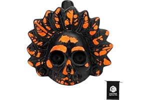 Aztec Death Whistle, Authentic Human Sound Screaming Aztec War Whistle Loud Aztec Whistle Death Whistle for Halloween Mexican