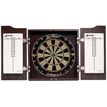 Cabinets Accudart D4223 Union Jack Dartboard Cabinet And Set
