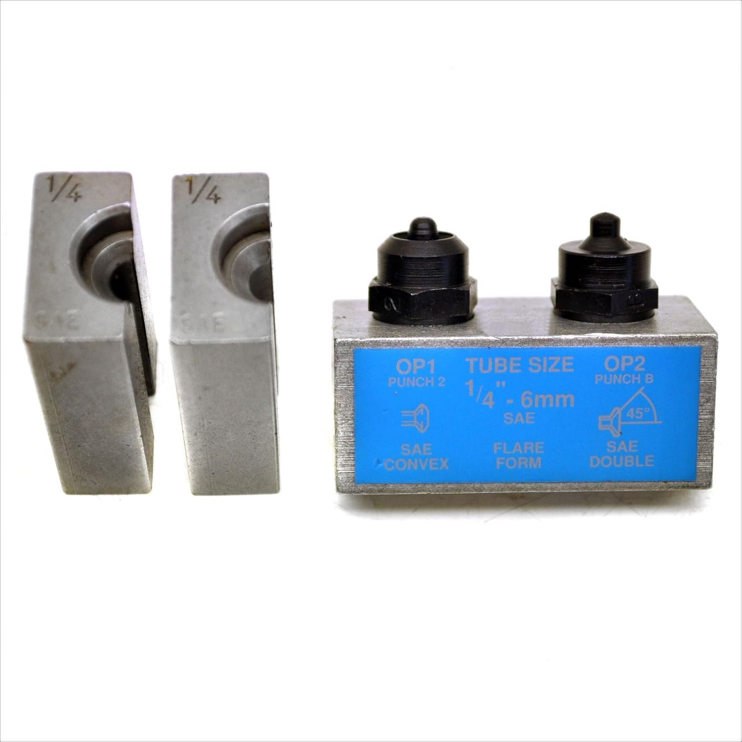 AB Tools 1/4" SAE Brake Pipe Flaring Flare Tool Punch And Die Single